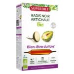 SUPERDIET RADIS NOIR - ARTICHAUT BIO 20 AMPOULES DIGESTION