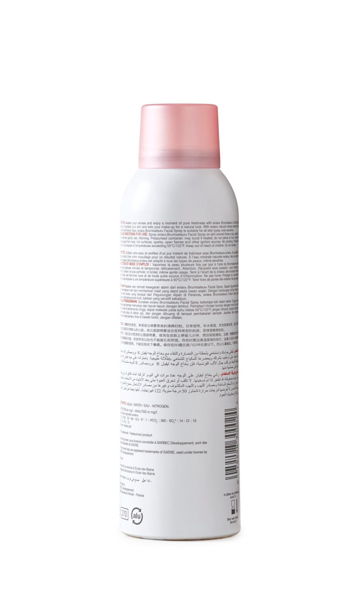 Evian Facial Spray Brumisateur 150ML – Image 2