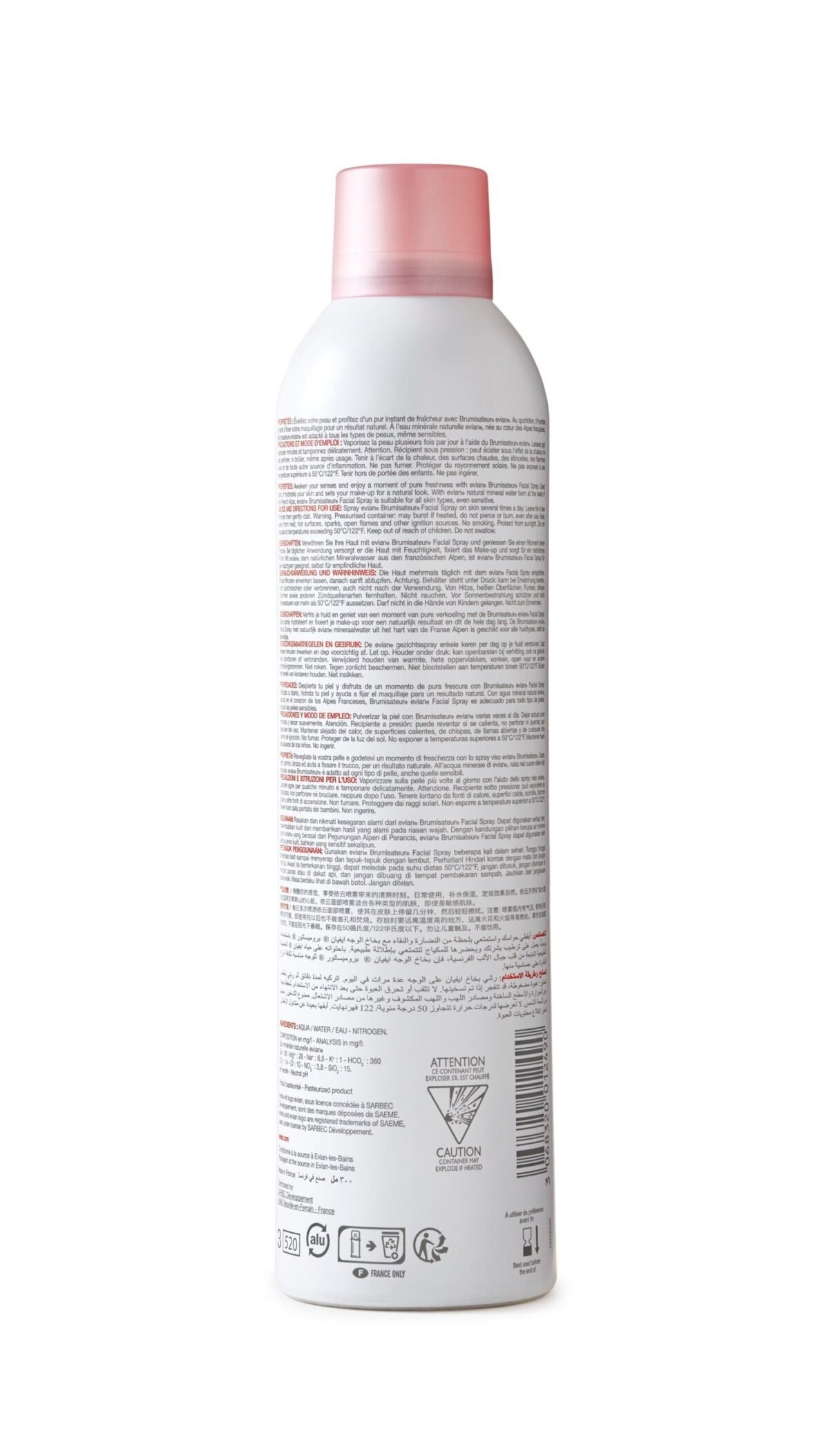 Evian Facial Spray Brumisateur 300ML – Image 2