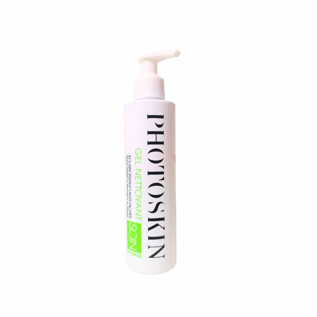 Photoskin-gel-nettoyant-Pg-200ml.png Photoskin Gel Nettoyant Peaux Grasses 200ml – Image 1