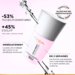 L'OREAL PARIS GLYCOLIC-BRIGHT ANTI-DARK SPOT DAILY UV FLUID SPF50 50ML = coffret guasha OFFERT – Image 5