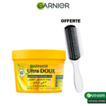Garnier ultra doux hair food masque nourissant multi- usages à la banane 390ML = Brosse Denman Offerte