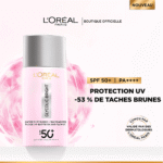 L'OREAL PARIS GLYCOLIC-BRIGHT ANTI-DARK SPOT DAILY UV FLUID SPF50 50ML = coffret guasha OFFERT – Image 6