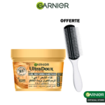 Garnier ultra doux hair food masque au beurre de cocoa pour cheveux boucles 390ML = Brosse Denman Offerte