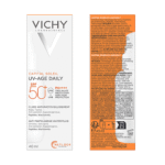 VICHY CAPITAL SOLEIL UV AGE DAILY SPF 50 FLUIDE ANTI PHOTOVIEILLISSEMENT 40 ML – Image 6