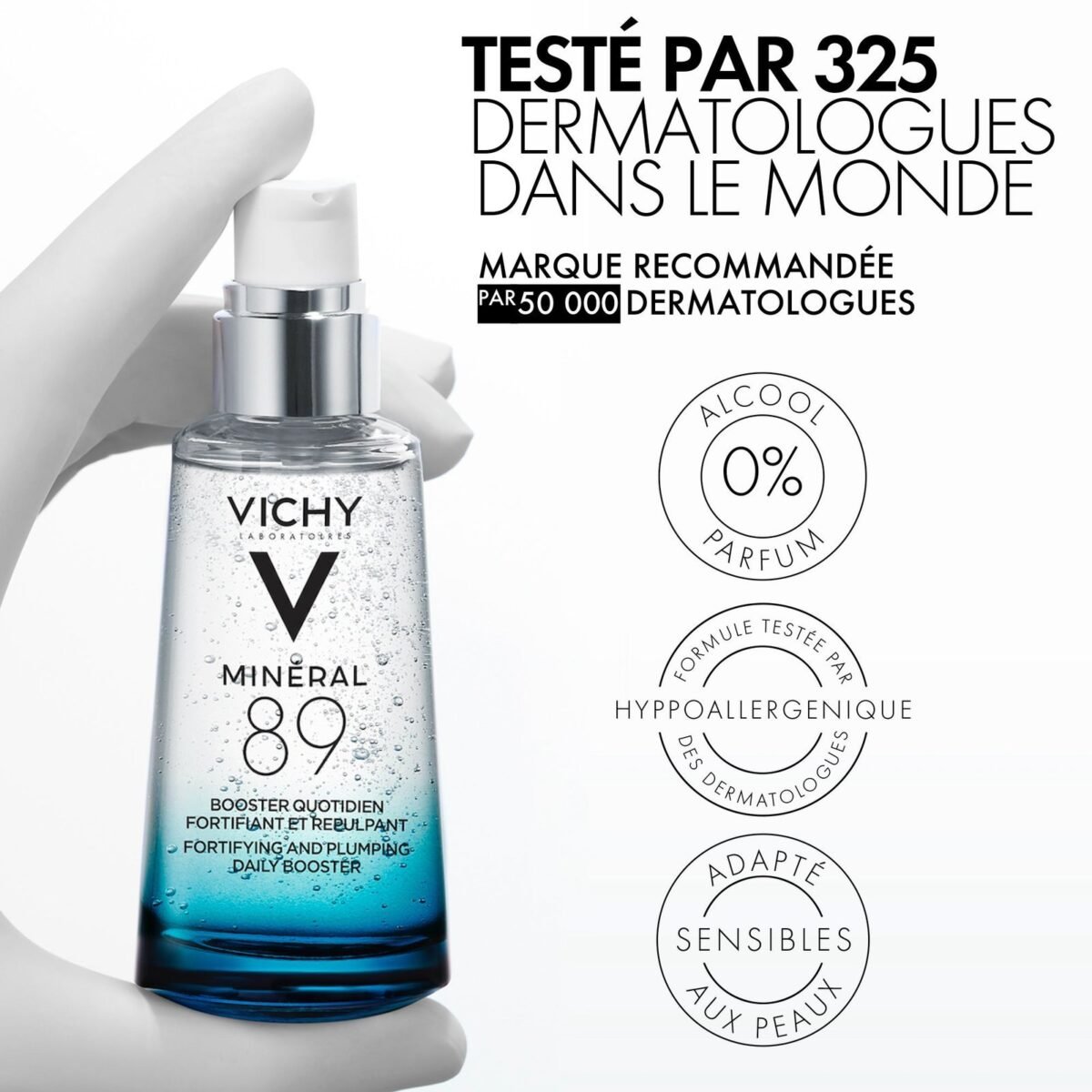VICHY MINÉRAL 89 BOOSTER QUOTIDIEN FORTIFIANT ET REPEUPLANT 50 ML – Image 14