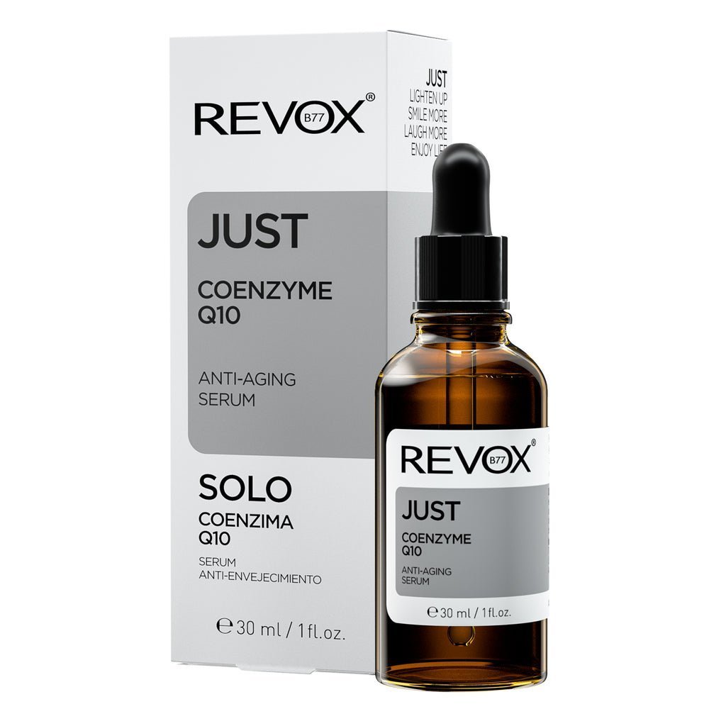 Q10-boteycaja_1024x1024_3d877309-2a41-4a08-9c48-ea8fe997a5c9.jpg Revox b77 JUST COENZYME Q10, 30ml – Image 1