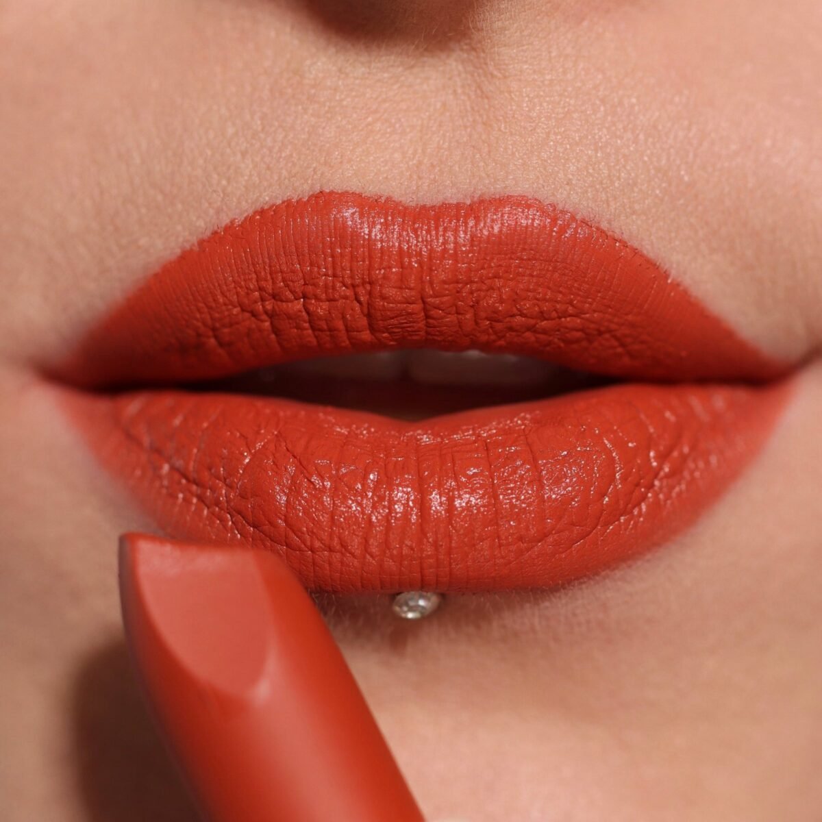 Revolution Lip Allure Soft Satin Lipstick Rebel Rust – Image 2