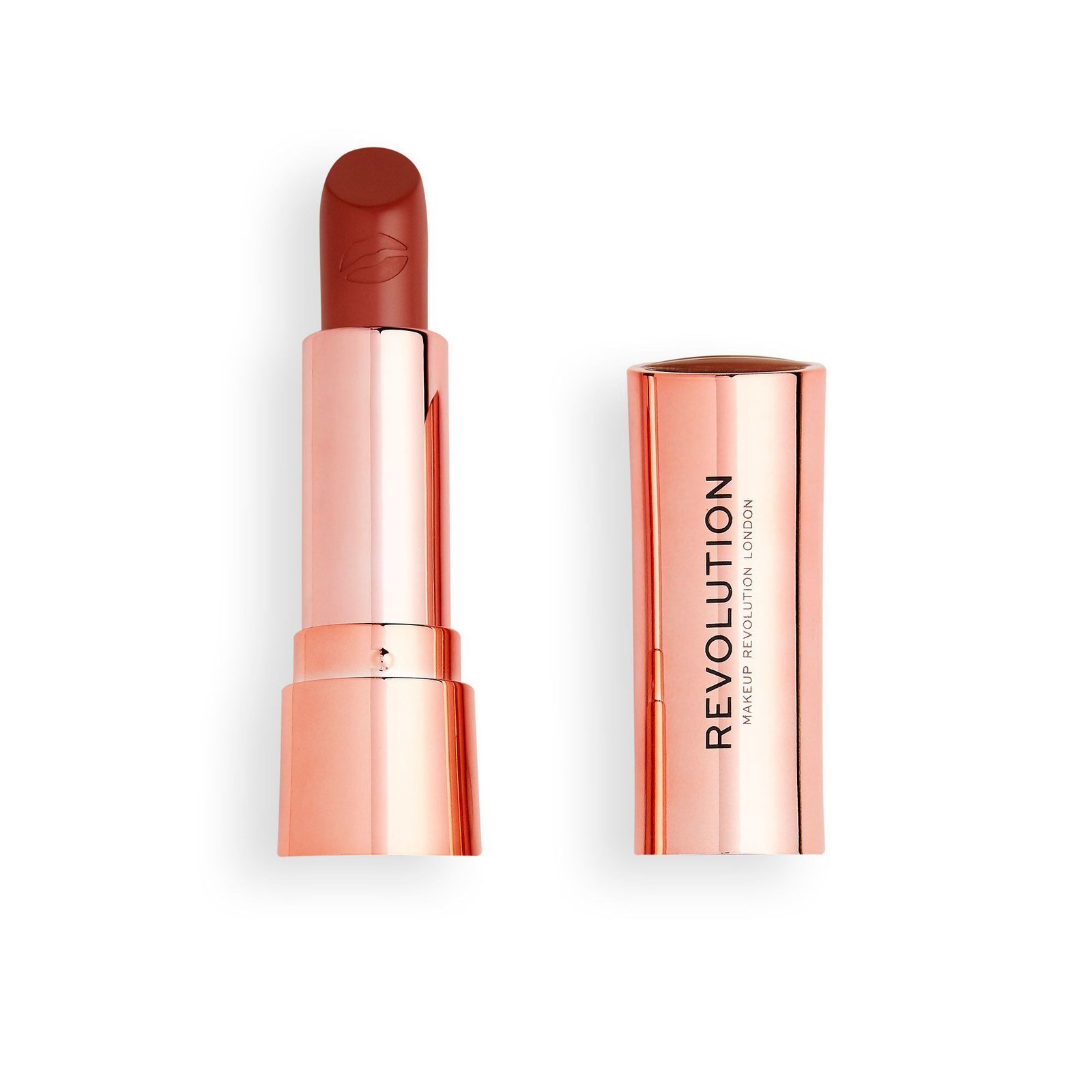 RevolutionSatinKissLipstickChauffeurNude1_42f51e7c-019c-4827-86d9-b2e35fbb3ef6-1.jpg REVOLUTION SATIN KISS LIPSTICK CHAUFFEUR NUDE – Image 1