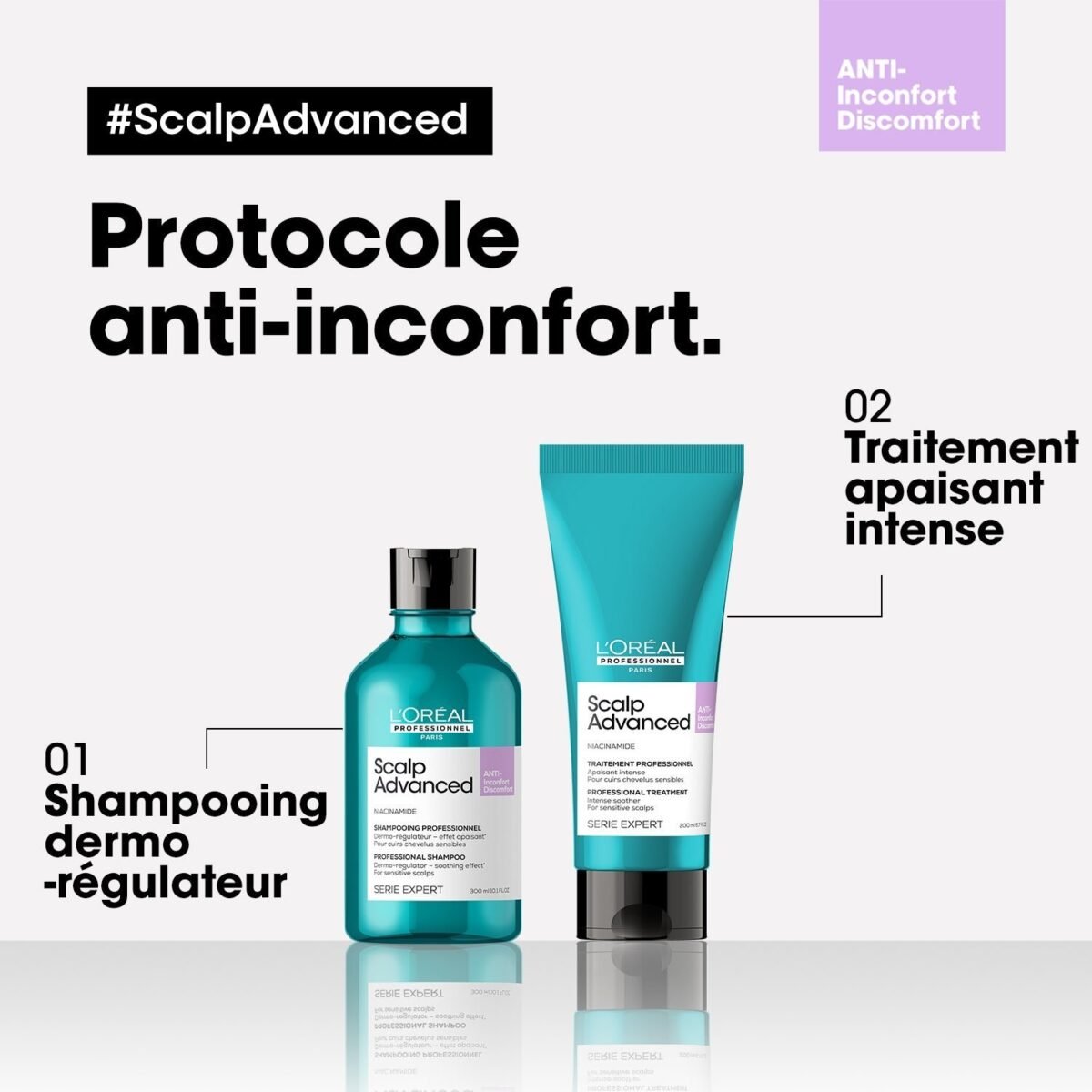 L'Oréal Professionnel scalp advanced shampooing dermo regulateur 300 ml – Image 8