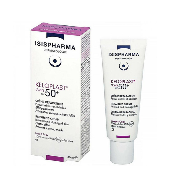 SCARS.png ISISPHARMA KELOPLAST scars (SPF 50+) Crème réparatrice effet pansement – Image 1
