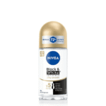 NIVEA MEN DEODORANT ROLL-ON BLACK & WHITE INVISIBLE SILKY SMOOTH 50ML