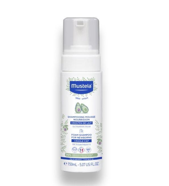 SHO150ML.png Mustela Shampoing Mousse Nourrisson – 150 ml – Image 1