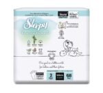 Sleepy Couches bio natural double jumbo taille Mini 2 – 68 unités / 3-6 Kg