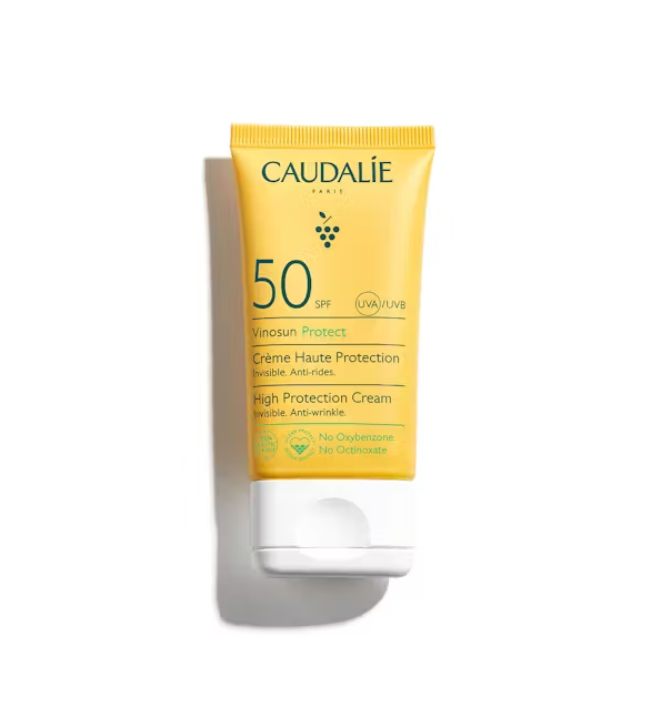 SPF50CREME.png CAUDALIE VINOSUN CRÈME SOLAIRE VISAGE ANTI-RIDES SPF50 50 ML – Image 1
