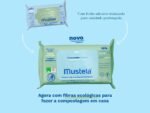 Mustela lingettes de coton bio à l'eau certifiées bio x60 – Image 2