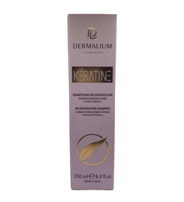 UUYT.jpg DERMALIUM KERATINE SHAMPOOING RECONSTRUCTEUR 250 ML – Image 1