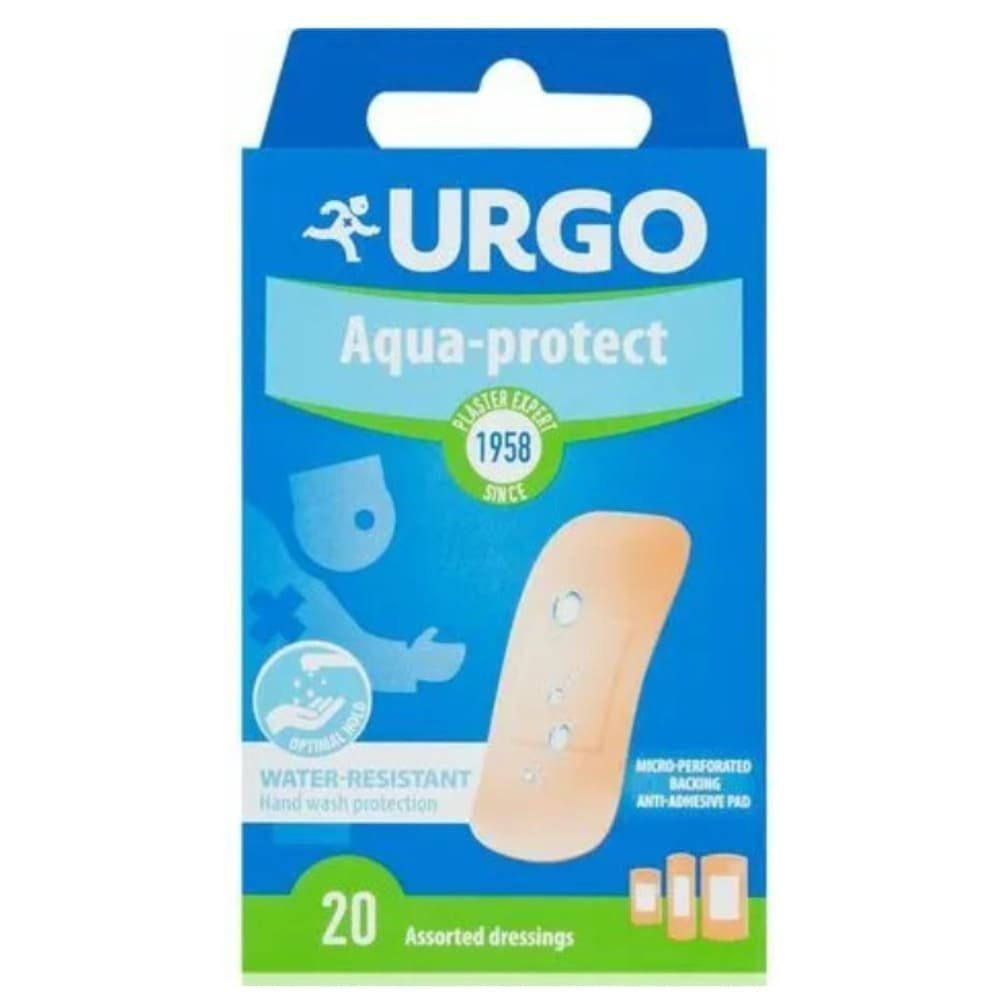 Urgo-Aqua-Protect-Pansements-3-Formats-20u_1.jpg Urgo Pansements Waterproof Assortis Boite de 20 – Image 1