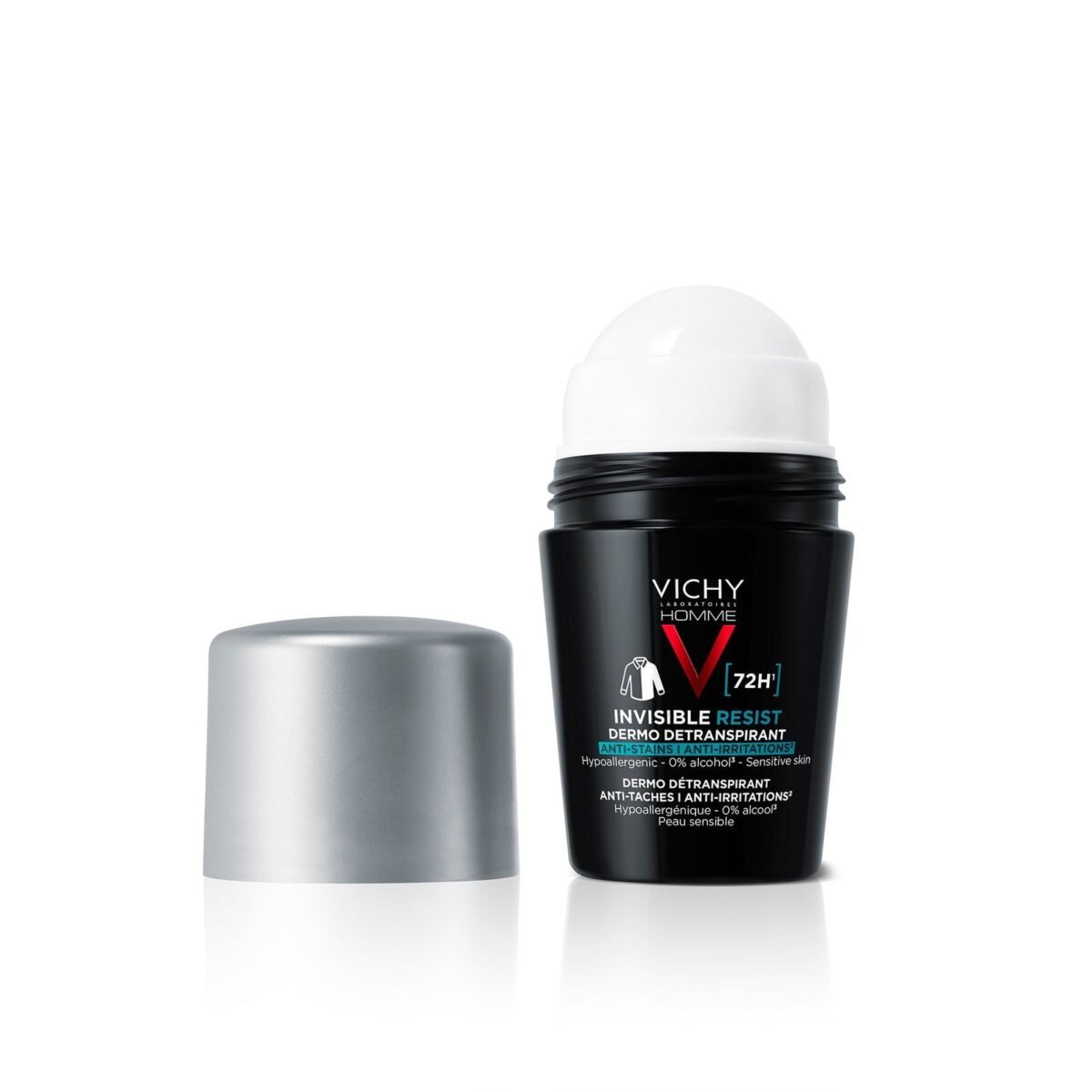 VICHY DEODORANT DETRANSPIRANT 72H INVISIBLE HOMME 50 ML – Image 2
