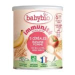 BABYBIO – CEREALES INFANTILES BIO 5 FRUITS DES 6 MOIS 220G
