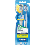 Brosse à dents manuelle Oral-B Pro-Expert Bacteria Blast, moyenne, 1+1 pièce