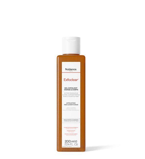 c_7caa1d9a-9ddd-4379-8dcf-dc98ebdba40a.jpg Nubiance Exfoclear Gel Exfoliant Gommage Visage & Corps Aux AHA 200ml – Image 1