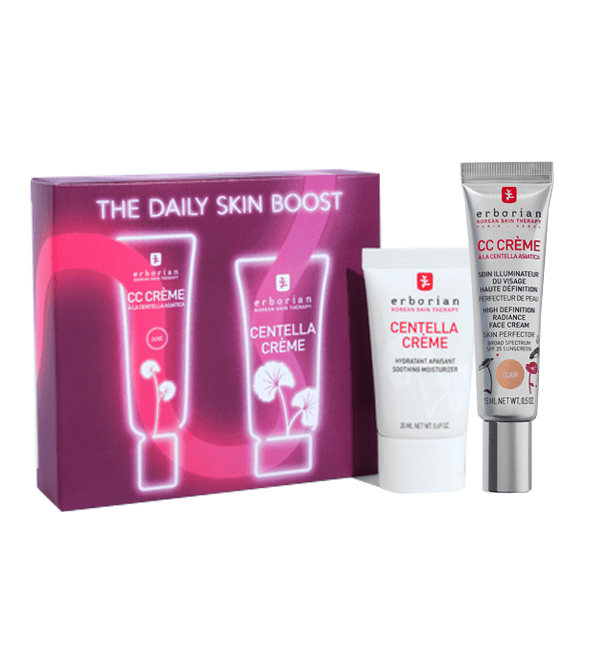 cc_rr_2.png ERBORIAN Coffret CC Crème claire SPF 25 15ml + Centella Crème 20ml – Image 1