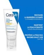 CERAVE CREME HYDRATANTE VISAGE SPF 30 PEAUX NORMALES A SECHES 52 ML – Image 2
