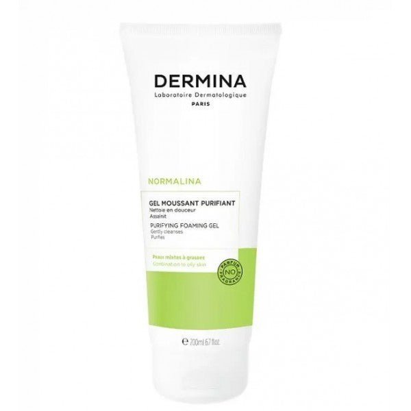 dermina-normalina-gel-moussant-purifiant-200-ml.jpg DERMINA NORMALINA GEL MOUSSANT PURIFIANT – 200ML – Image 1