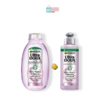 Garnier ultra doux rice water shampoing 400ml + leave-in 200ml