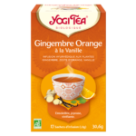 Yogi Tea Gingembre Orange à la Vanille 17 Sachets 100% Bio