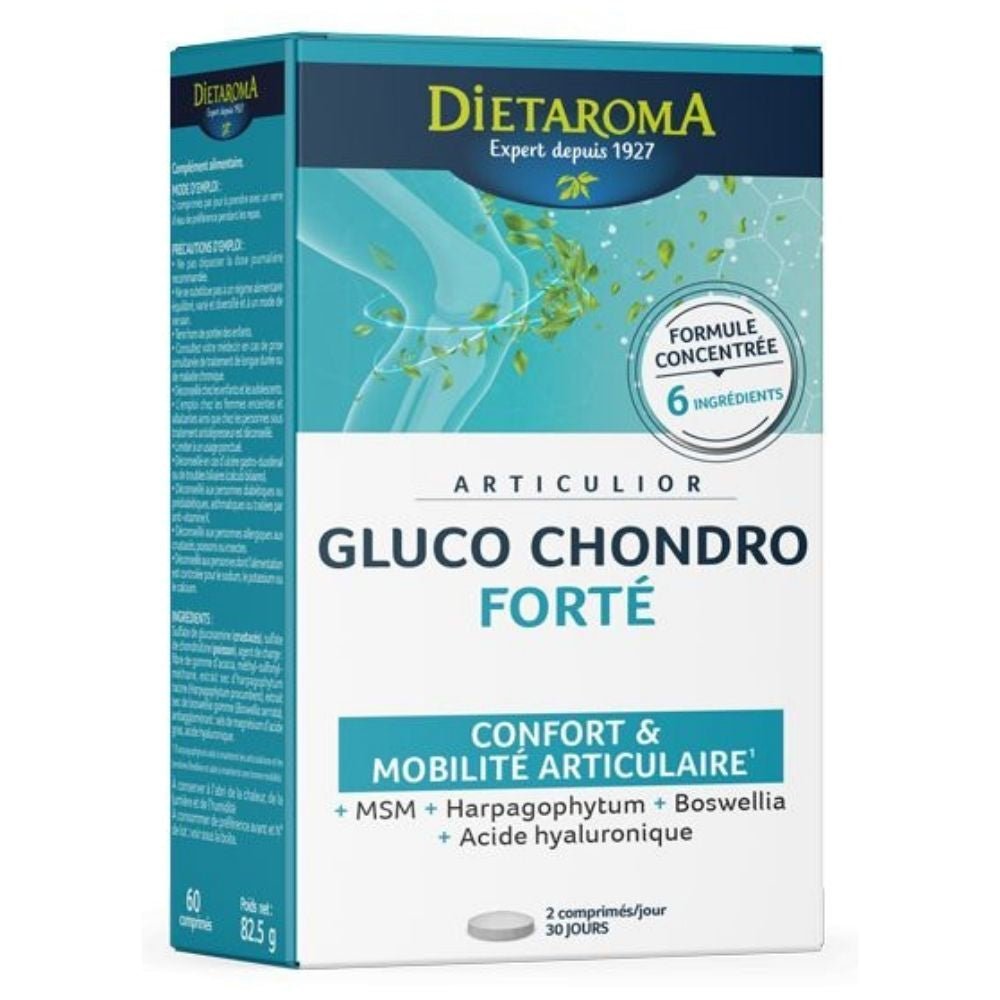 dietaroma-articulior-gluco-chondro-forte-confort-mobilite-articulaire-60-comprimes-1.jpg DIETAROMA ARTICULIOR GLUCO CHONDRO FORTE 60 comprimés – Image 1