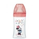 DODIE BIBERON INITIATION+ 270ML MINNIE ROSE 0-6 M TETINE RONDE 2