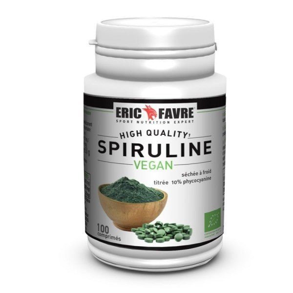 eric-favre-spiruline-vegan-bio-b100-comp-1.jpg Eric Favre Spiruline Vegan Bio 100 comprimés – Image 1