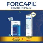 Forcapil Cheveux Et Ongles 180 Gelules = Lotion 150 offert