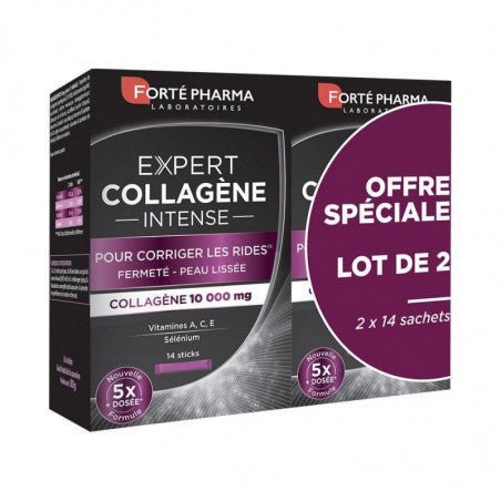 forte-pharma-expert-collagene-intense-lot-de-2.jpg Forte Pharma EXPERT COLLAGÈNE INTENSE OFFRE 14 STICKS X2 – Image 1