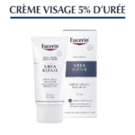 Eucerin urea repair creme visage peau seche 5 % d'uree 50 ml