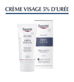 Eucerin urea repair creme visage peau seche 5 % d'uree 50 ml