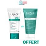 Uriage hyseac fluid spf50 50ml = gel nettoyant 50ml offert