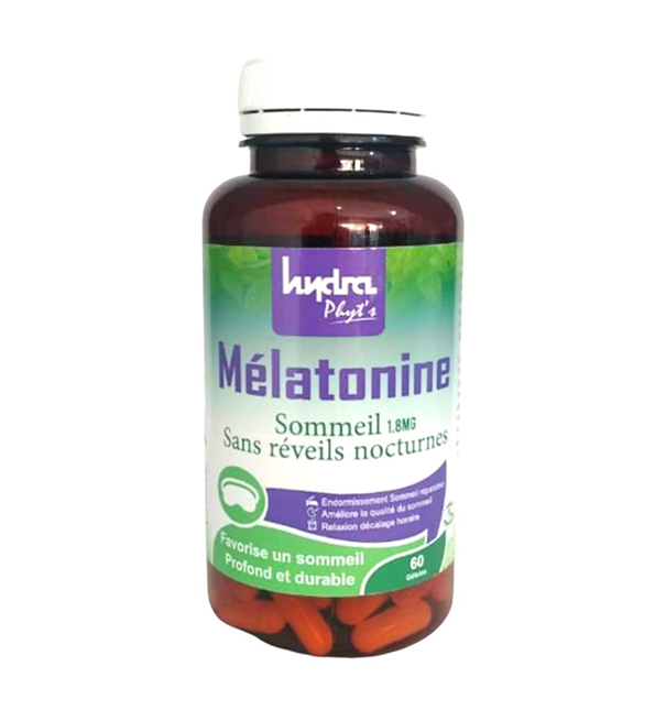 hyt.png HYDRA MELATONINE 1.8 mg 60 Gélules – Image 1