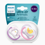 AVENT SUCETTE ORTHO 0-6M GRL PENG/BIRD - SCF080/06
