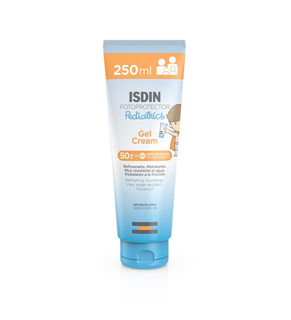 isdinsolaire.png ISDIN Fotoprotector Gel Cream Pediatrics SPF 50+ 250ML – Image 1