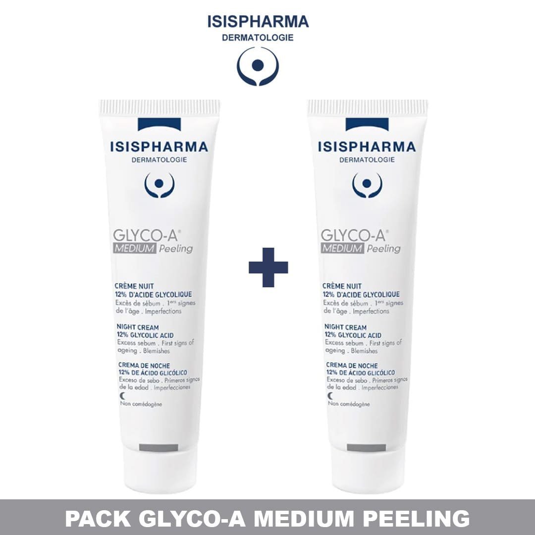 isisoharma-1.jpg ISISPHARMA PACK GLYCO-A MEDIUM PEELING CRÈME NUIT 12% 30ML – Image 1