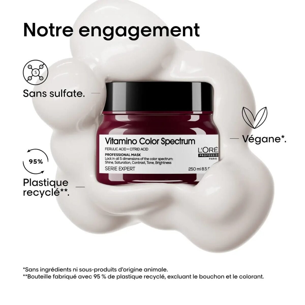 L'Oréal Professionnel VITAMINO COLOR SPECTRUM MASQUE PROFESSIONNEL 250ML – Image 5
