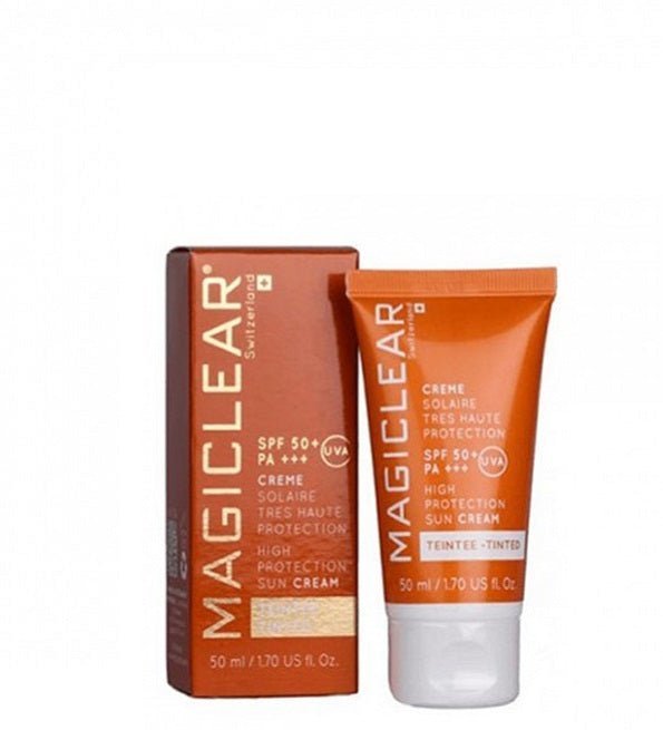 magiclear-creme-solaire_8d80293f-b1fd-492e-9190-d4240fc4dfc2.jpg Magiclear Crème Solaire TEINTÉE SPF 50+ PA+++ – Image 1
