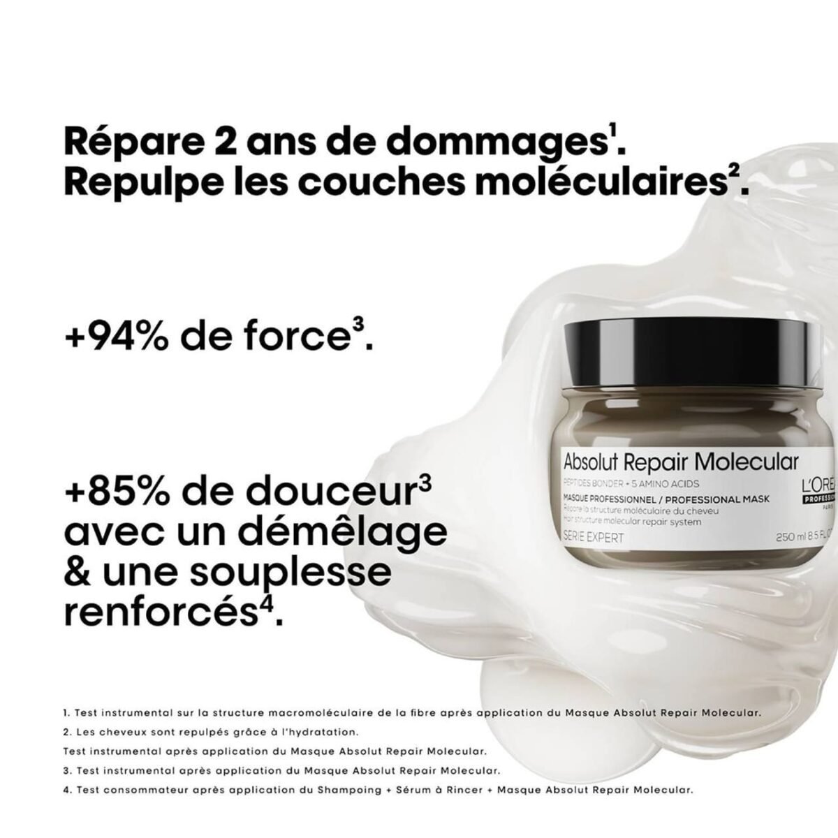 L'Oréal Professionnel Absolut Repair Molecular Masque 250 ml – Image 2