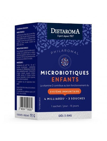 microbiotiques-enfants-philaromal-ferments-lactiques-15-sachets-dietaroma-1.jpg DIETAROMA Philaromal Enfant 15 sachets – Image 1