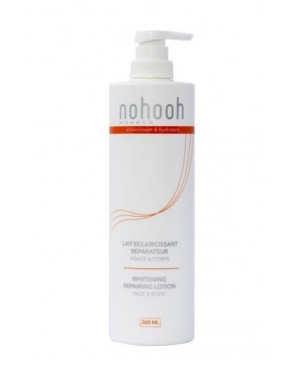 nohooh-lait-eclaircissant-500-ml_a0543ee6-faa5-4c34-9115-6917993c7734.jpg Nohooh Lait eclaircissant reparateur 500ml – Image 1