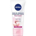 NIVEA Soin de jour 24h hydratante Nourrissante huile d'amande peaux sèches - 50 ml