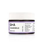 Q+A  Crème de nuit à la camomille
